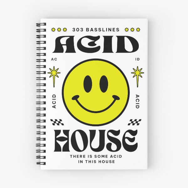 Item preview, ACID HOUSE  - ACID In The House (Black)  designed and sold by Discothreadz.