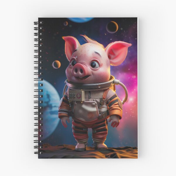 Item preview, Brave Adorable Piglet Space Suit Astronaut Explorer designed and sold by Mullet Monkey.