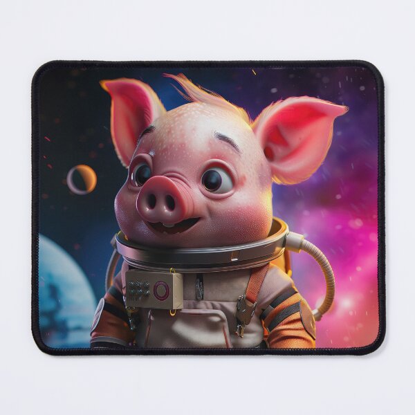Item preview, Brave Adorable Piglet Space Suit Astronaut Explorer designed and sold by Mullet Monkey.