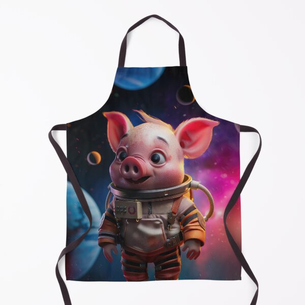 Item preview, Brave Adorable Piglet Space Suit Astronaut Explorer designed and sold by Mullet Monkey.