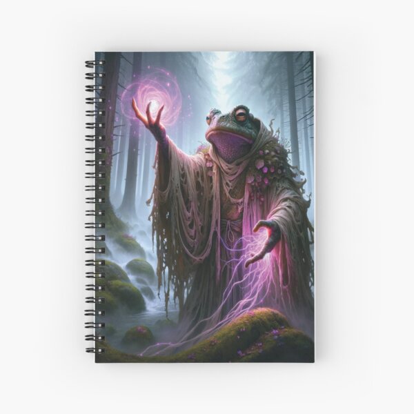 Item preview,  Frog Wizard casting a Spell designed and sold by GoshornMo.