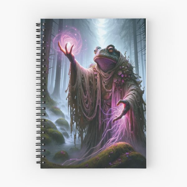 Item preview,  Frog Wizard casting a Spell designed and sold by GoshornMo.