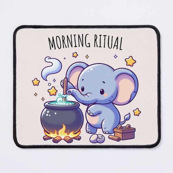 Item preview, Morning Ritual Elephant designed and sold by LemuellTrends.