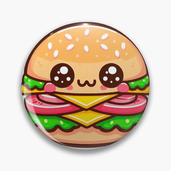 Item preview, cute kawaii burger designed and sold by tomamatear.