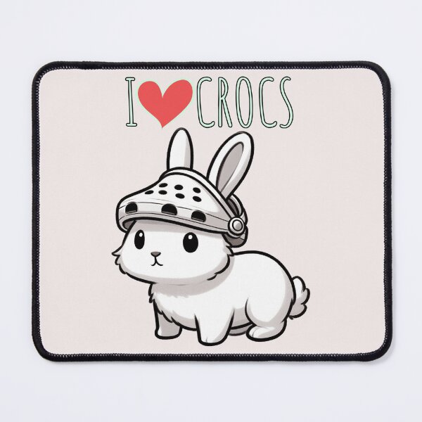 Item preview, I Love Crocs Bunny designed and sold by LemuellTrends.