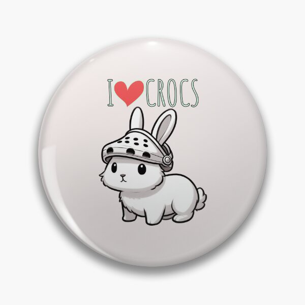 Item preview, I Love Crocs Bunny designed and sold by LemuellTrends.