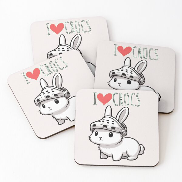 Item preview, I Love Crocs Bunny designed and sold by LemuellTrends.