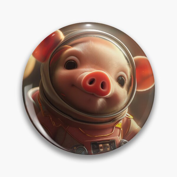 Item preview, Cute Piglet Space Suit Astronaut Explorer designed and sold by Mullet Monkey.