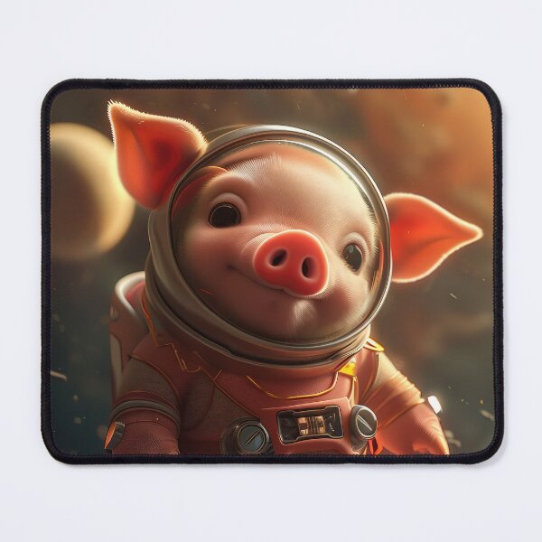 Item preview, Cute Piglet Space Suit Astronaut Explorer designed and sold by Mullet Monkey.