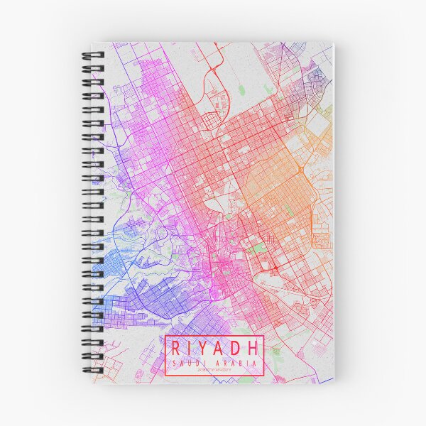 Item preview, Riyadh City Map of Saudi Arabia - Colorful designed and sold by deMAP.