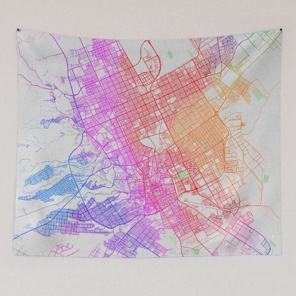 Item preview, Riyadh City Map of Saudi Arabia - Colorful designed and sold by deMAP.