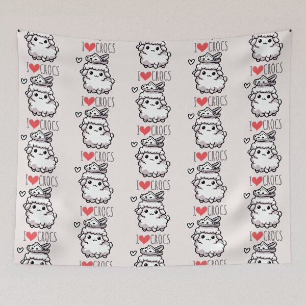 Item preview, I Love Crocs Sheep designed and sold by LemuellTrends.