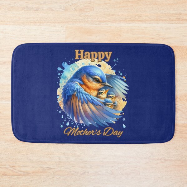 Item preview, Bluebird and Fledglings Splash designed and sold by critterpatchusa.
