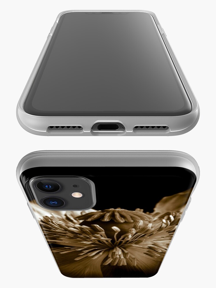 Alternate view of Sepia Poppy iPhone Case & Cover