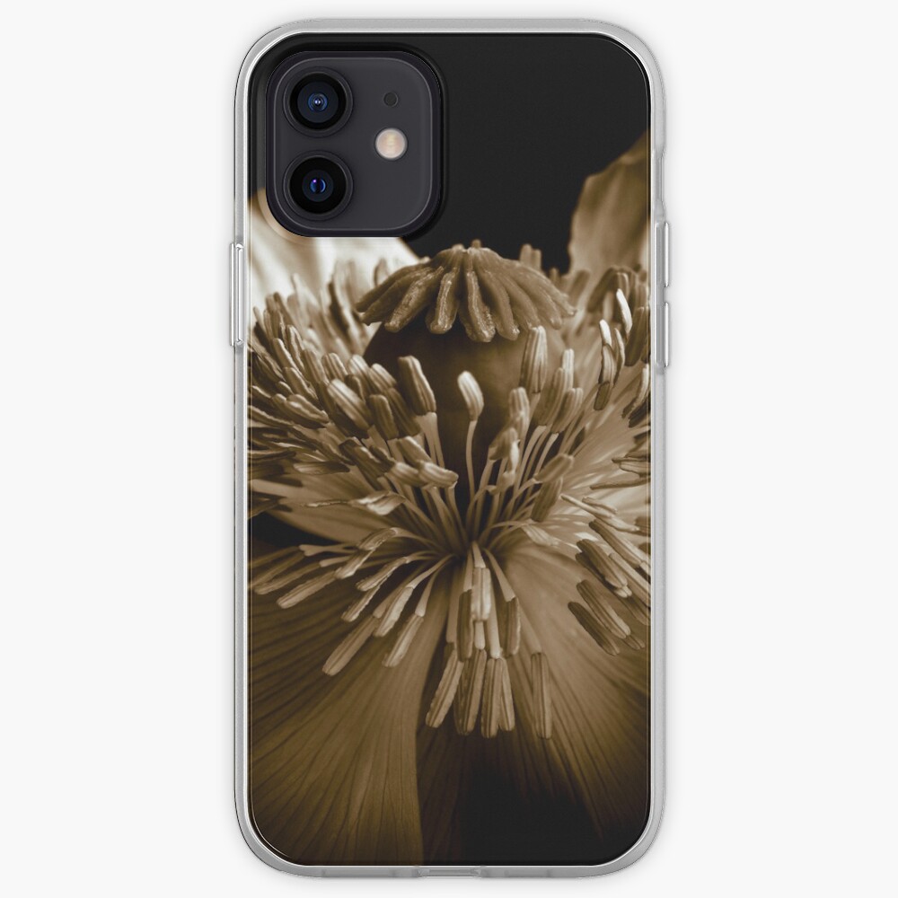 Sepia Poppy iPhone Case & Cover