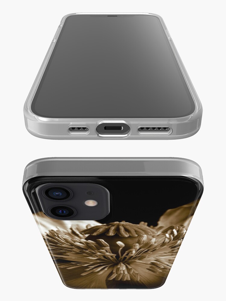 Alternate view of Sepia Poppy iPhone Case & Cover