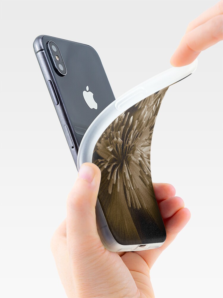 Alternate view of Sepia Poppy iPhone Case & Cover