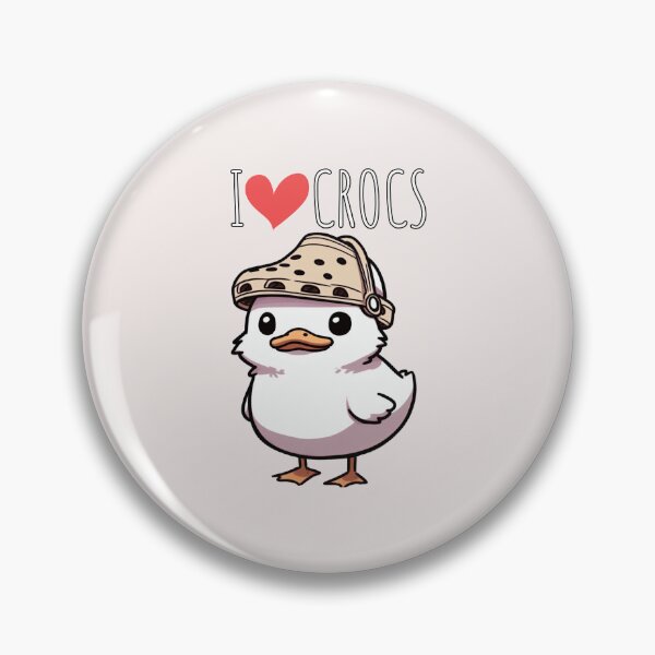 Item preview, I Love Crocs Duck designed and sold by LemuellTrends.
