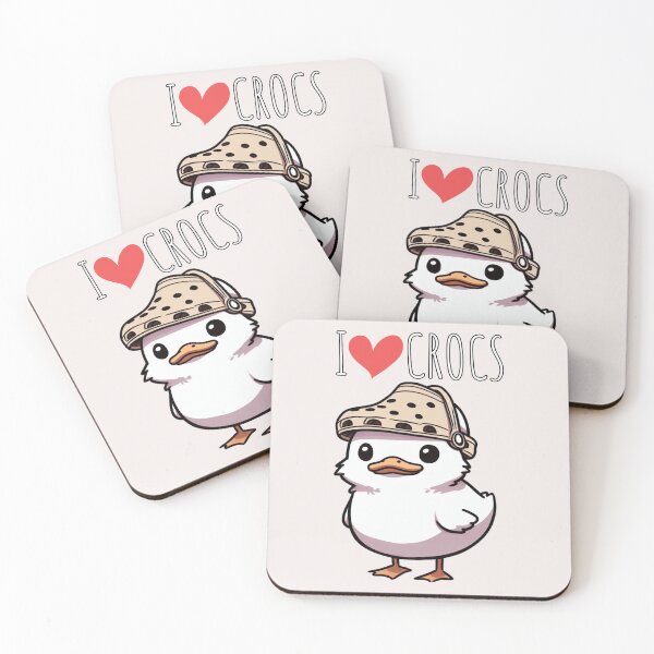 Item preview, I Love Crocs Duck designed and sold by LemuellTrends.