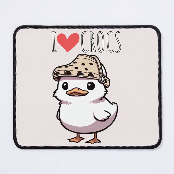 Item preview, I Love Crocs Duck designed and sold by LemuellTrends.