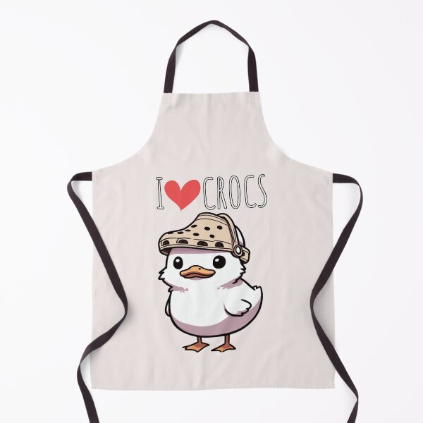 Item preview, I Love Crocs Duck designed and sold by LemuellTrends.