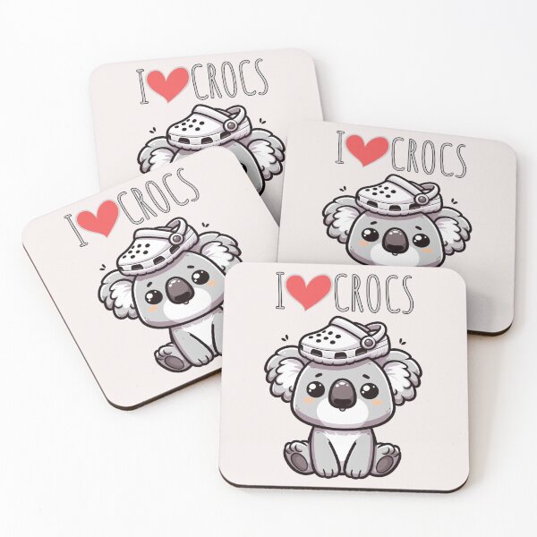 Item preview, I Love Crocs Koala designed and sold by LemuellTrends.