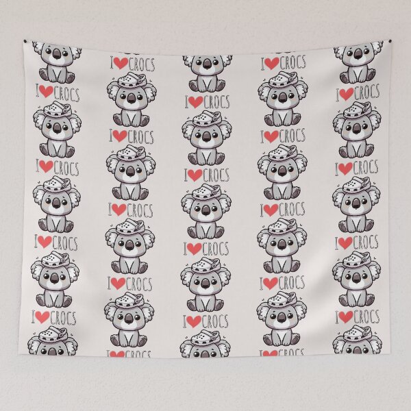 Item preview, I Love Crocs Koala designed and sold by LemuellTrends.