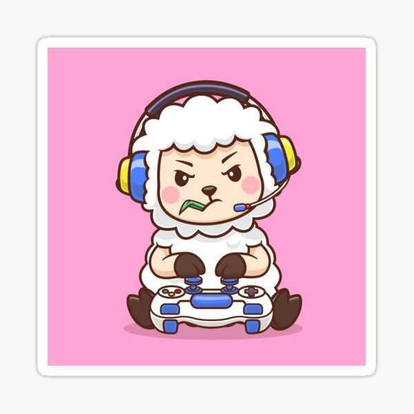 Item preview, Gamer's Fleece: Cute Sheep Gaming designed and sold by hjian8219.