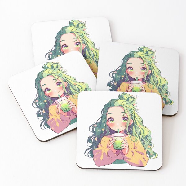 Item preview, Matcha Girl Anime designed and sold by FigmaCreations.