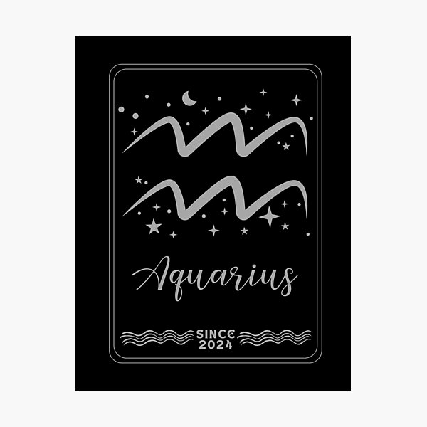 Item preview, Sign Aquarius, since 2024 designed and sold by Numbers-Art.