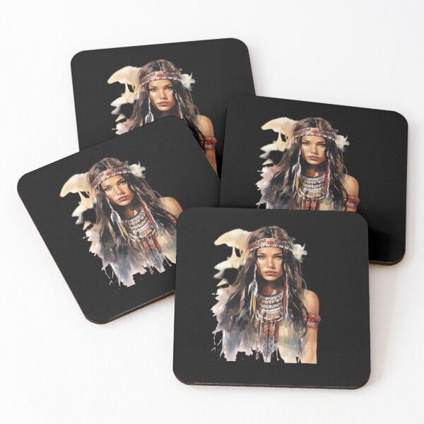 Item preview, Native American Woman Heritage Indigenous Pride Native American designed and sold by smartrocket.