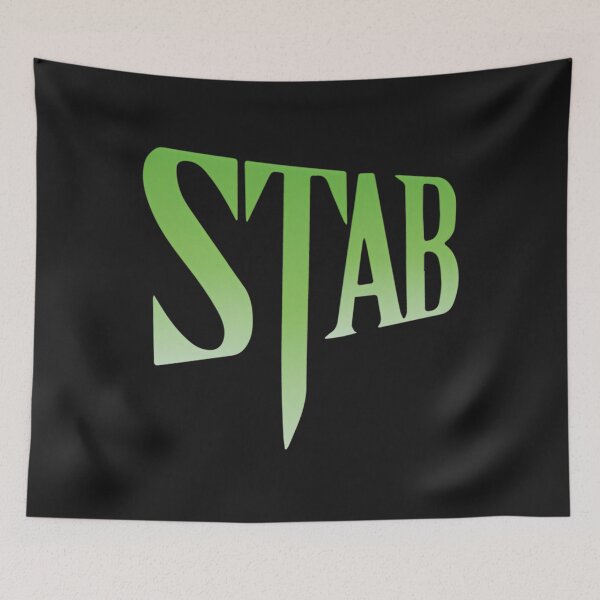 Item preview, Stab Scream Horror Movie Logo designed and sold by KarenHi.