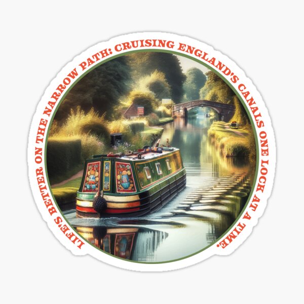 Item preview, Narrow Boat England designed and sold by NPStudio.