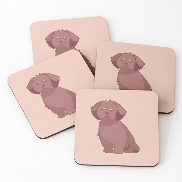 Item preview, Simple liver Shih Tzu sitting down designed and sold by PupBubble Art.