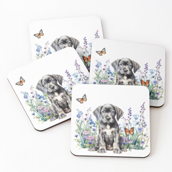 Artikelvorschau, Deutsche Dogge Welpen Frühlingsblumen entworfen und verkauft von TheAnimalZ00.
