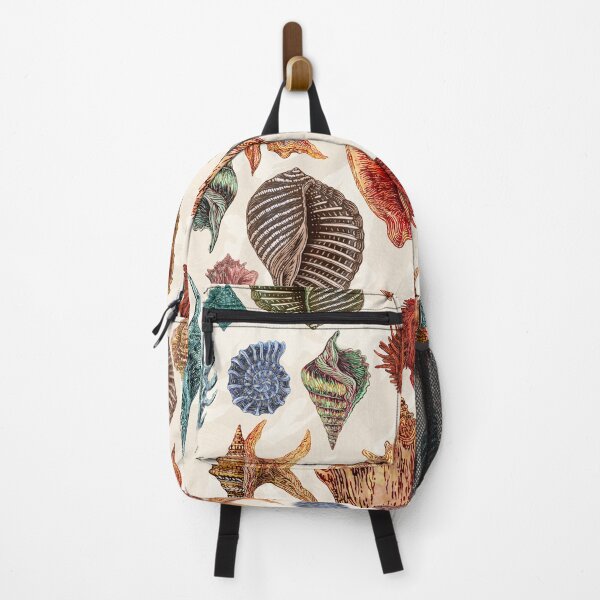 Item preview, At The Beach Seashells on White Sand designed and sold by Silver Steer Design.