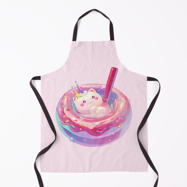 Item preview, Kawaii Cat on a Donut designed and sold by FigmaCreations.