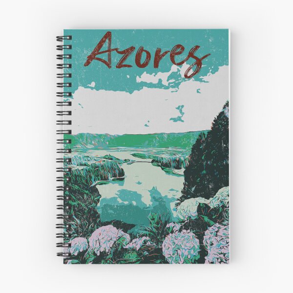Item preview, Illustration of Lake Sete Cidades, Azores designed and sold by Lemomo-artworks.