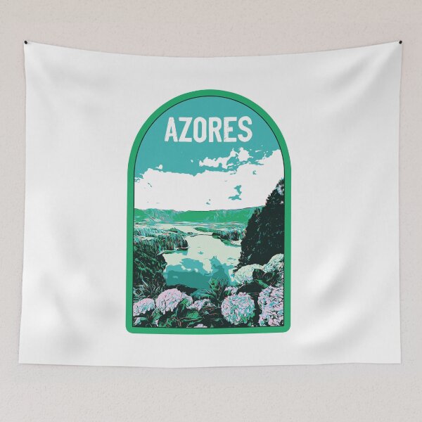 Item preview, Illustration of Lake Sete Cidades, Azores designed and sold by Lemomo-artworks.