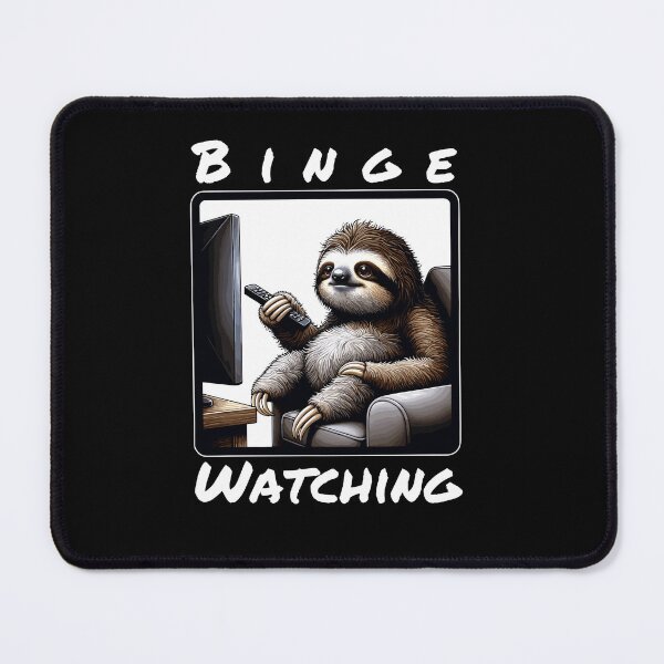 Item preview, Binge Watching Sloth designed and sold by ParenthoodPuns.