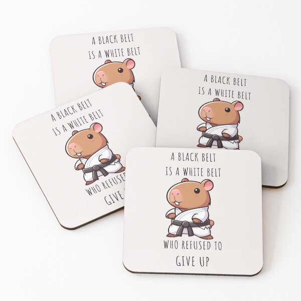 Item preview, Black Belt Capybara designed and sold by LemuellTrends.