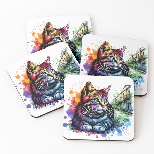 Item preview, Street Cats - Urban Feline Photography designed and sold by Ana C Falla.