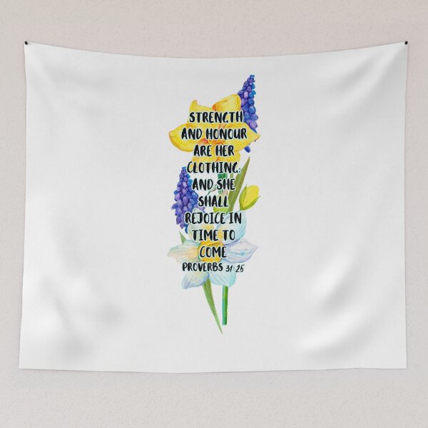 Item preview, Proverbs 31:25 Flowers designed and sold by LambofLight.