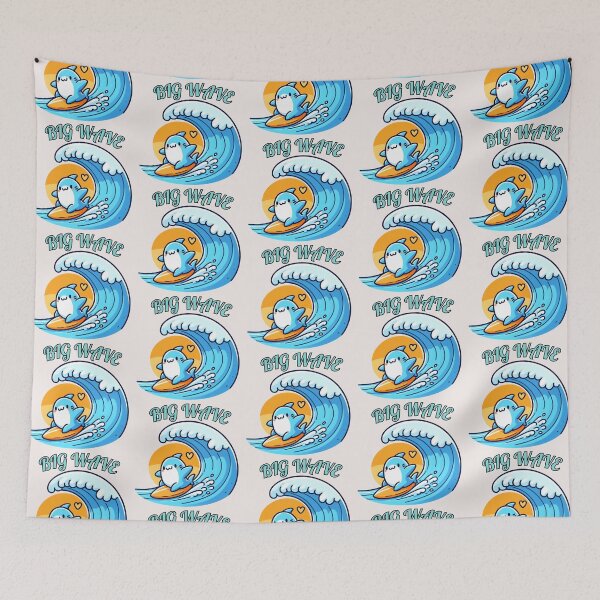 Item preview, Big Wave Shark designed and sold by LemuellTrends.