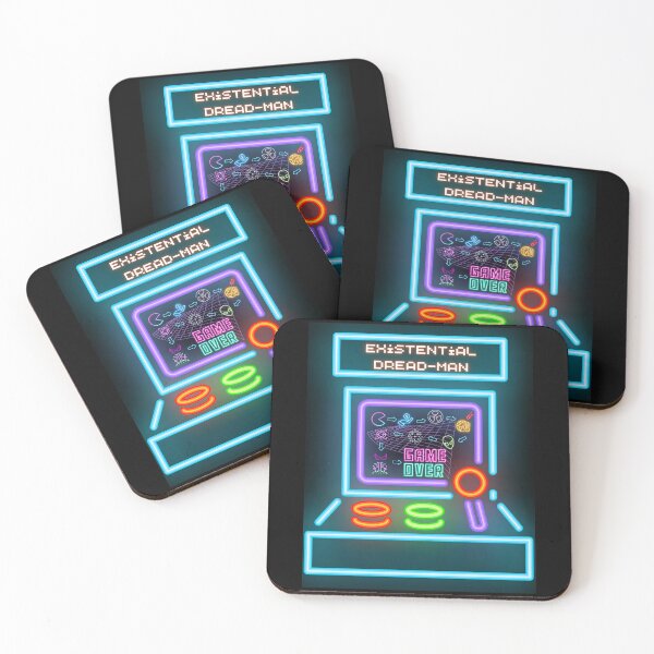 Item preview, Existential Dread-Man Game Over: An Homage to Vintage 80's Video Games designed and sold by LivingRoomZoo.