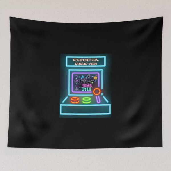 Item preview, Existential Dread-Man Game Over: An Homage to Vintage 80's Video Games designed and sold by LivingRoomZoo.
