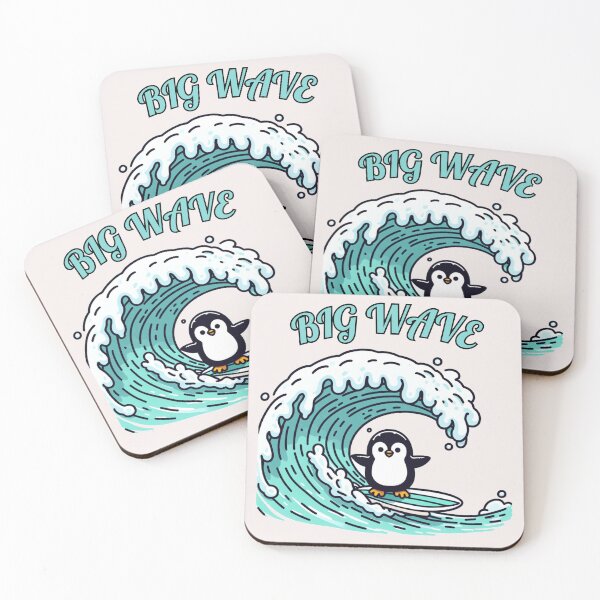 Item preview, Big Wave Penguin designed and sold by LemuellTrends.