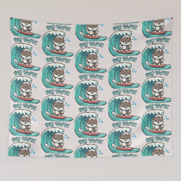 Item preview, Big Wave Wolf designed and sold by LemuellTrends.