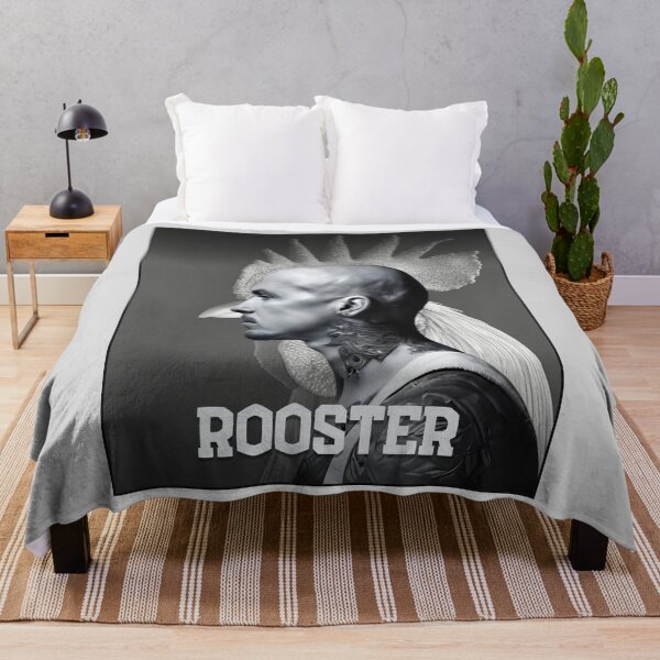 Item preview, Rooster, monochromatic graphics designed and sold by silent-violin.