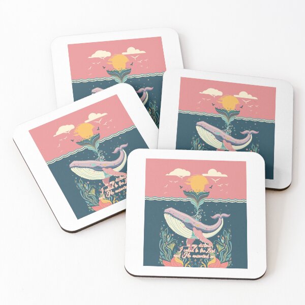 Item preview, Whimsical Colorful Whale Illustration: Christian Message - In my Distress I Called to the Lord designed and sold by HahaHandlesHub.